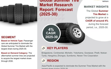 Global Summer Tire Market Size, Share, Growth Analysis, Report 2025-2030