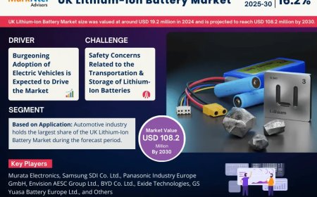 UK Lithium-Ion Battery Market Size, Share, Demand, Forecast, Report 2025-2030