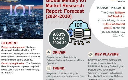 Global Military IoT Components Market Size, Share, Demand, Forecast, Report 2025-2030