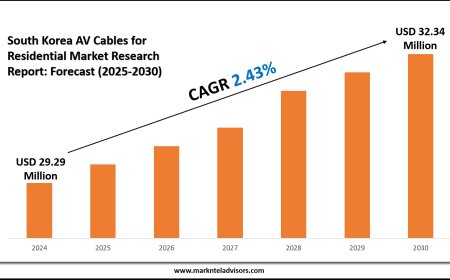 South Korea AV Cables for Residential Market to Hit USD 32.34 Million by 2030