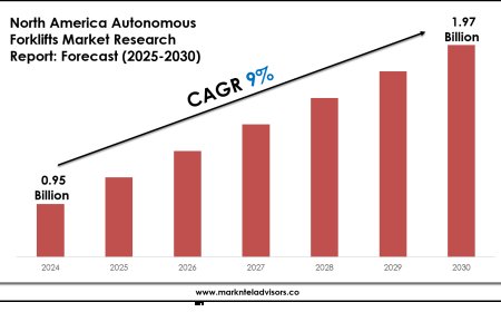 North America Autonomous Forklifts Market Report 2025–2030: Demand, Value & Share Outlook
