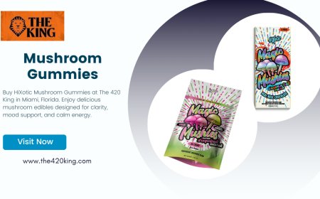 HiXotic Mushroom Gummies at The 420 King: Your Flavorful Ally for Everyday Wellness