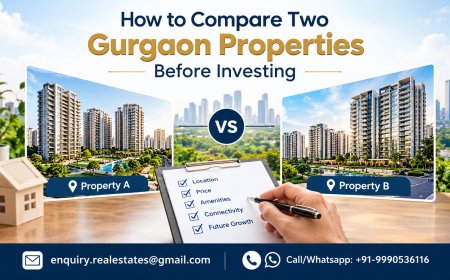 How to Compare Two Gurgaon Properties Before Investing