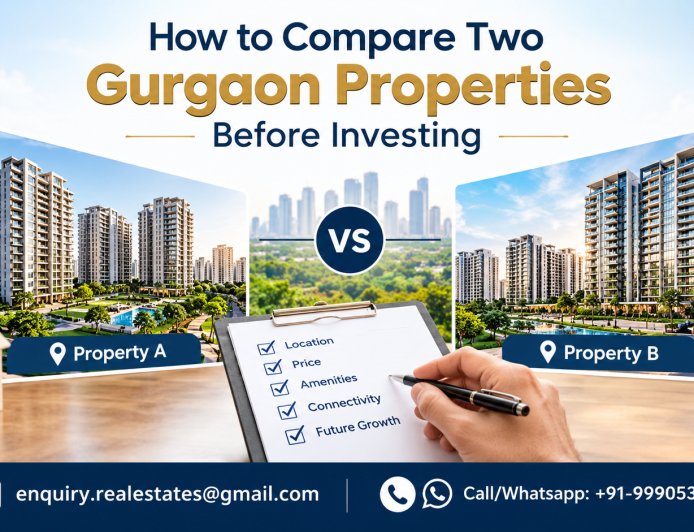 How to Compare Two Gurgaon Properties Before Investing
